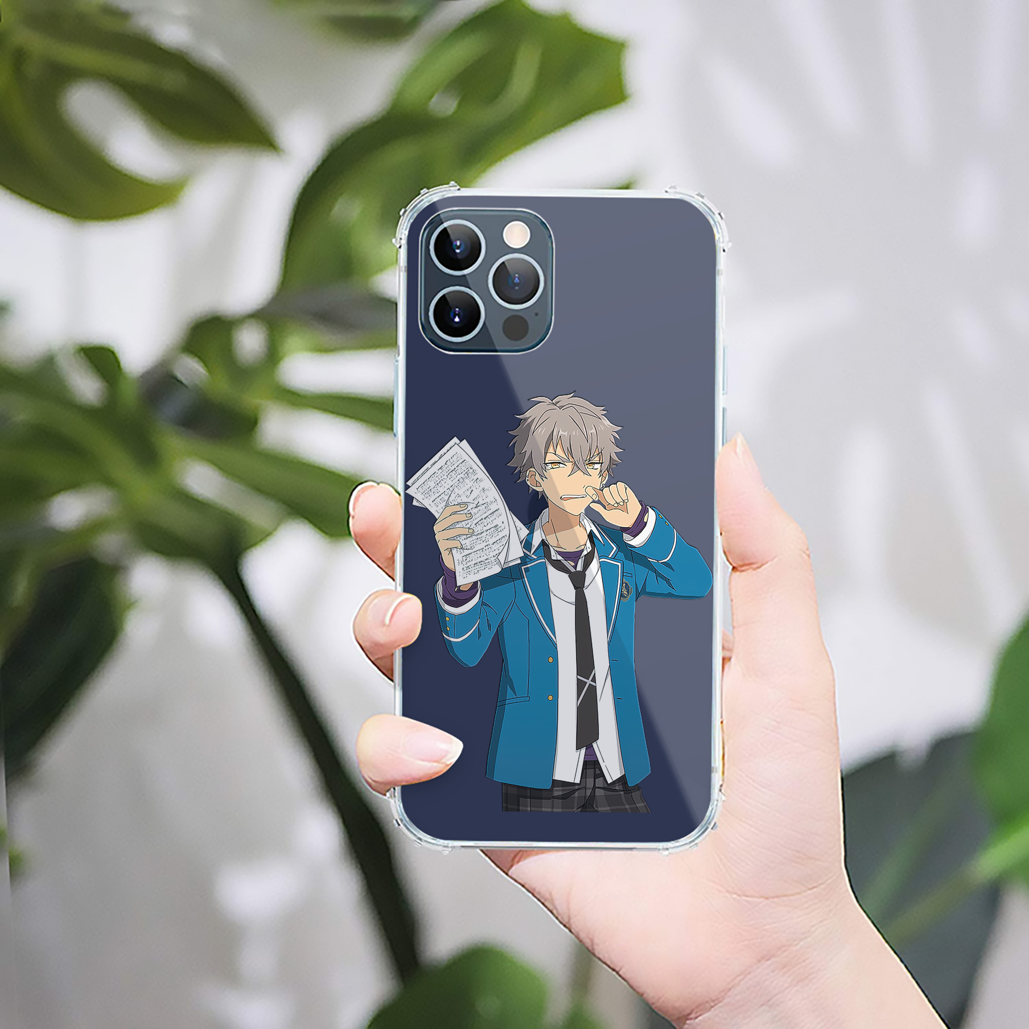 （画像用） あんさんぶるスターズ! Ensemble Stars 【iPhone 12シリーズ対応】透明スマホケース（クリアソフトケース）